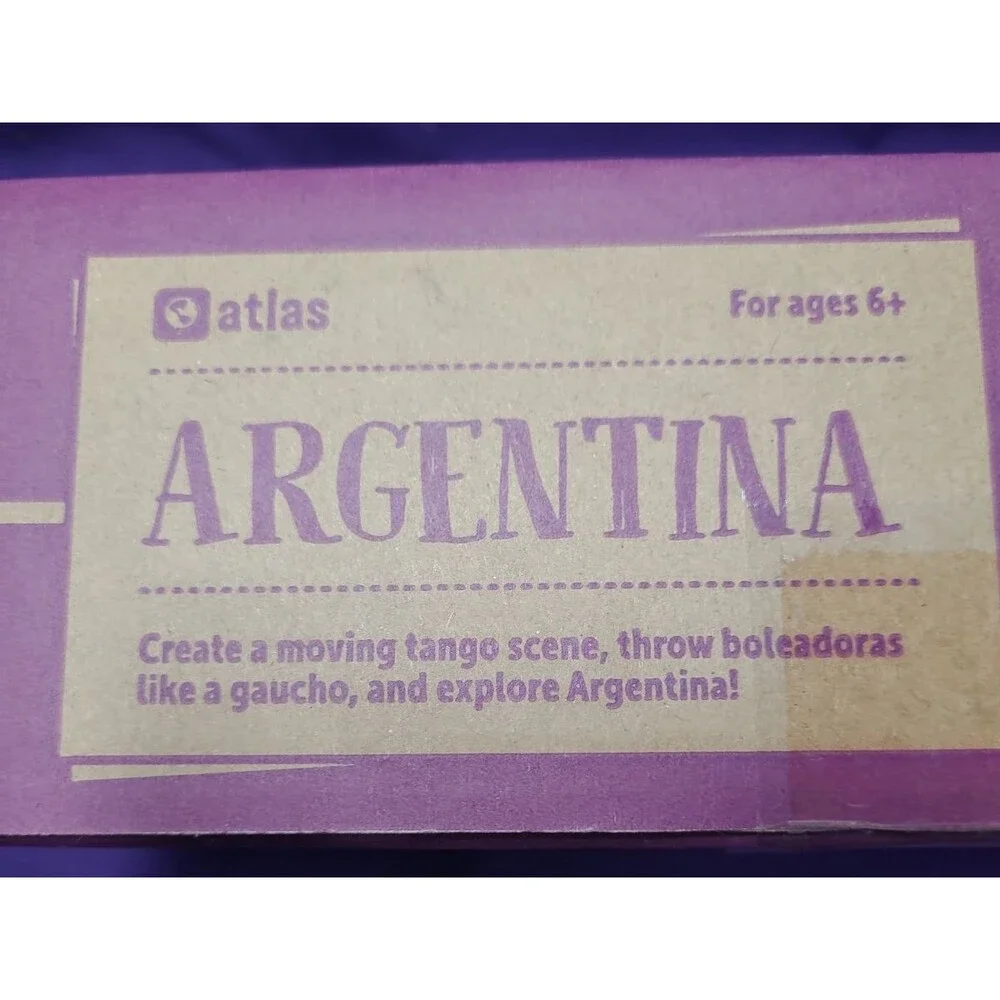 Kiwi Co ATLAS Crate Argentina NEW IN BOX Ages 6+ LEARN & PLAY EDUCATIONAL